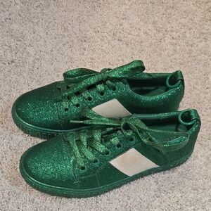 Opening Ceremony La Cienega Coulourblock Glitter Sneakers